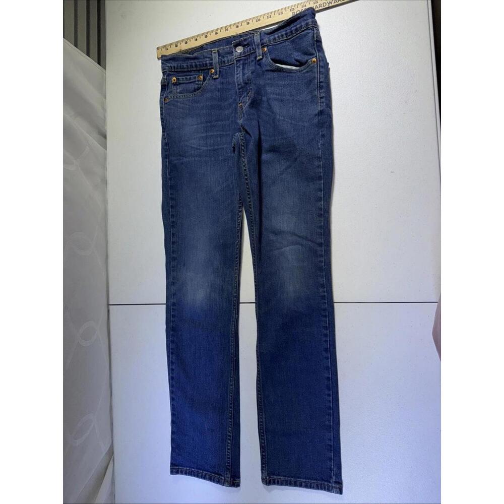 Levis Jeans Mens 29 X 30 511 Slim Fit Straight Leg Blue Denim